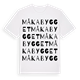 Måkabygget ordlek t-shirt