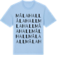 Blue Soul t-shirt med Målahall ordlek t-shirt