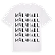 Målahall ordlek t-shirt