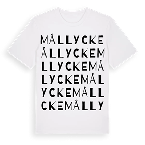 Mållycke ordlek t-shirt – ekologisk bomull t-shirt från Pinshirt