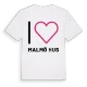Jag älskar Malmö Hus t-shirt stort tryck