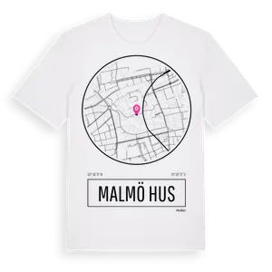 Malmö Hus t-shirt – ekologisk bomull t-shirt från Pinshirt