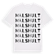 Malshult ordlek t-shirt