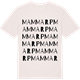 Vintage White t-shirt med Mammarp ordlek t-shirt
