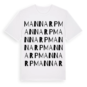 Mannarp ordlek t-shirt – ekologisk bomull t-shirt från Pinshirt