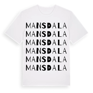 Mansdala ordlek t-shirt – ekologisk bomull t-shirt från Pinshirt