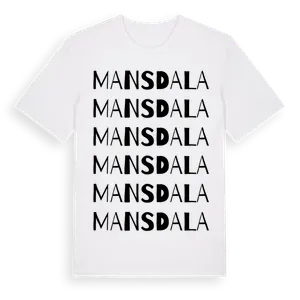 Mansdala ordlek t-shirt – ekologisk bomull t-shirt från Pinshirt