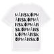 Månsköp ordlek t-shirt
