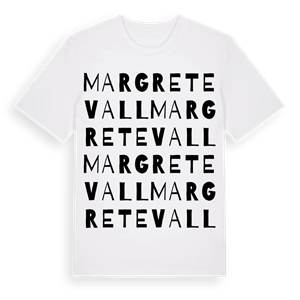 Margretevall ordlek t-shirt – ekologisk bomull t-shirt från Pinshirt