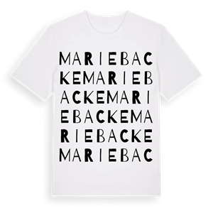 Mariebacke ordlek t-shirt – ekologisk bomull t-shirt från Pinshirt