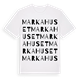 Markahuset ordlek t-shirt