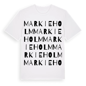 Markieholm ordlek t-shirt – ekologisk bomull t-shirt från Pinshirt