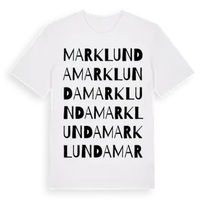 Marklunda ordlek t-shirt – ekologisk bomull t-shirt från Pinshirt