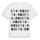 Mäsinge ordlek t-shirt