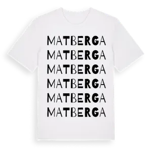Matberga ordlek t-shirt – ekologisk bomull t-shirt från Pinshirt