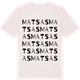 Vintage White t-shirt med Matsas ordlek t-shirt