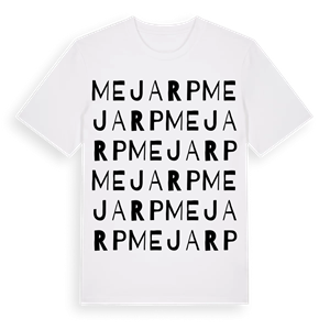 Mejarp ordlek t-shirt – ekologisk bomull t-shirt från Pinshirt