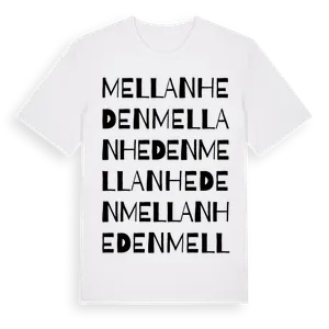 Mellanheden ordlek t-shirt – ekologisk bomull t-shirt från Pinshirt