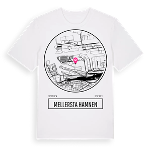 Mellersta Hamnen t-shirt – ekologisk bomull t-shirt från Pinshirt