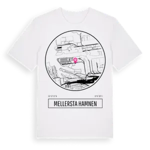Mellersta Hamnen t-shirt – ekologisk bomull t-shirt från Pinshirt