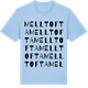 Blue Soul t-shirt med Melltofta ordlek t-shirt