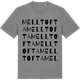 Mid Heather Gray t-shirt med Melltofta ordlek t-shirt
