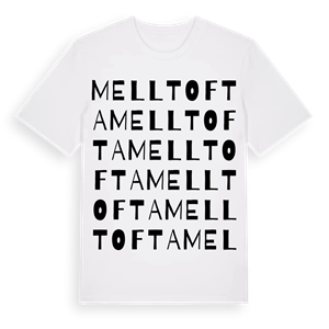 Melltofta ordlek t-shirt – ekologisk bomull t-shirt från Pinshirt