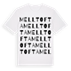 Melltofta ordlek t-shirt