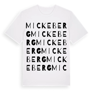 Mickeberg ordlek t-shirt – ekologisk bomull t-shirt från Pinshirt