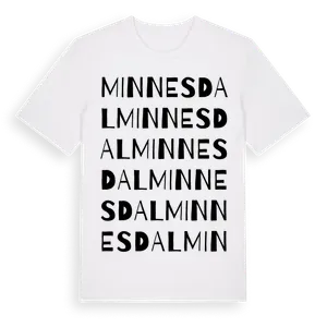 Minnesdal ordlek t-shirt – ekologisk bomull t-shirt från Pinshirt