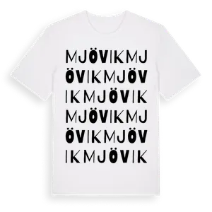 Mjövik ordlek t-shirt – ekologisk bomull t-shirt från Pinshirt