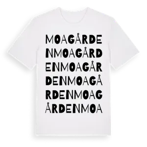 Moagården ordlek t-shirt – ekologisk bomull t-shirt från Pinshirt
