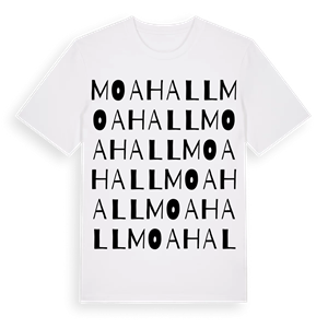 Moahall ordlek t-shirt – ekologisk bomull t-shirt från Pinshirt