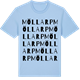 Blue Soul t-shirt med Möllarp ordlek t-shirt