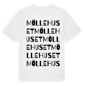 Möllehuset ordlek t-shirt – ekologisk bomull t-shirt från Pinshirt