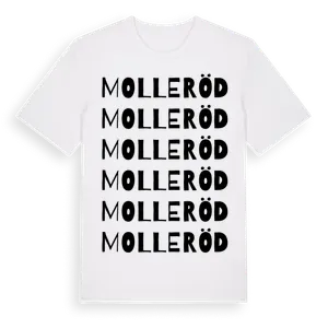 Molleröd ordlek t-shirt – ekologisk bomull t-shirt från Pinshirt