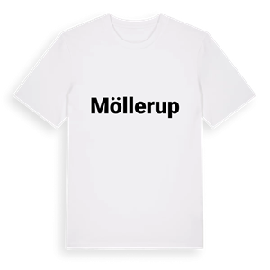 Möllerup fetstil t-shirt – ekologisk bomull t-shirt från Pinshirt