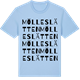 Blue Soul t-shirt med Mölleslätten ordlek t-shirt