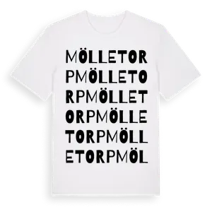 Mölletorp ordlek t-shirt – ekologisk bomull t-shirt från Pinshirt