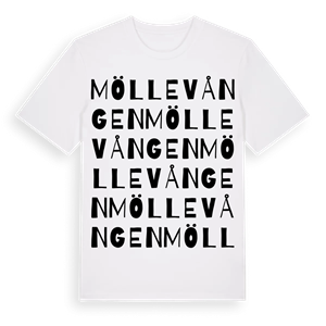 Möllevången ordlek t-shirt – ekologisk bomull t-shirt från Pinshirt