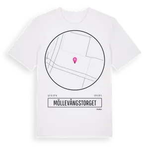 Möllevångstorget t-shirt – ekologisk bomull t-shirt från Pinshirt
