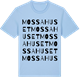 Blue Soul t-shirt med Mossahuset ordlek t-shirt
