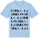 Blue Soul t-shirt med Munka-Ljungby ordlek t-shirt