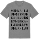 Mid Heather Gray t-shirt med Munka-Ljungby ordlek t-shirt