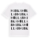 Munkamöllan ordlek t-shirt