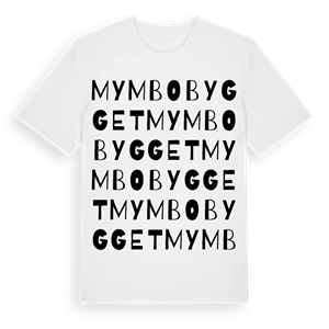 Mymbobygget ordlek t-shirt – ekologisk bomull t-shirt från Pinshirt