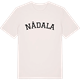 Vintage White t-shirt med Nådala böjd t-shirt