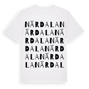 Närdala ordlek t-shirt – ekologisk bomull t-shirt från Pinshirt