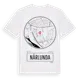 White t-shirt med Närlunda t-shirt