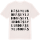Vintage White t-shirt med Näsbylund ordlek t-shirt